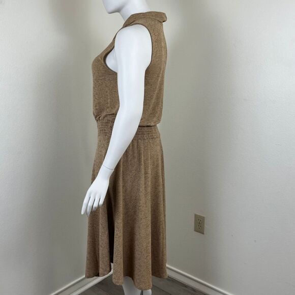 Soft Surroundings Womens Size L Tall Kerry Cowl Neck Swing Midi Pullover Dress - Picture 8 of 17
